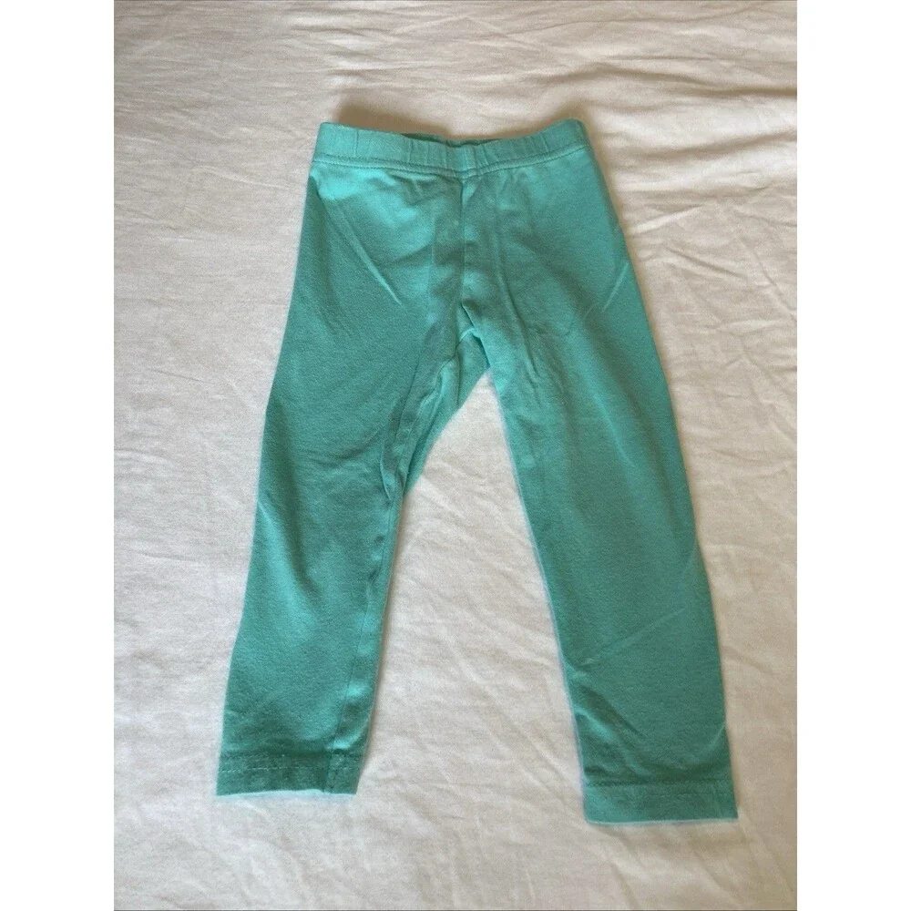 12 Months Carter’s baby girl clothes - one piece pants | solid aqua theme